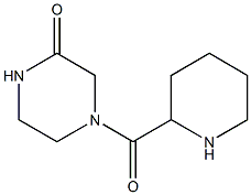 4-(piperidin-2-ylcarbonyl)piperazin-2-one Struktur