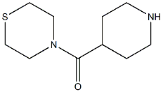 4-(piperidin-4-ylcarbonyl)thiomorpholine Struktur