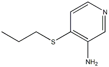 4-(propylsulfanyl)pyridin-3-amine Struktur