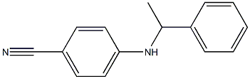 4-[(1-phenylethyl)amino]benzonitrile Struktur