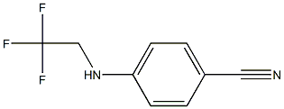 4-[(2,2,2-trifluoroethyl)amino]benzonitrile Struktur