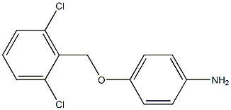 4-[(2,6-dichlorophenyl)methoxy]aniline Struktur