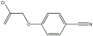 4-[(2-chloroprop-2-enyl)oxy]benzonitrile Struktur