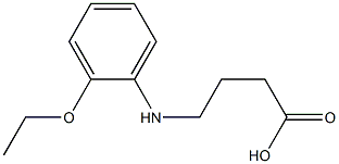 4-[(2-ethoxyphenyl)amino]butanoic acid Struktur