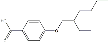 4-[(2-ethylhexyl)oxy]benzoic acid Struktur