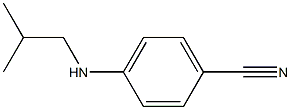 4-[(2-methylpropyl)amino]benzonitrile Struktur