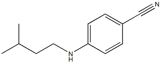 4-[(3-methylbutyl)amino]benzonitrile Struktur