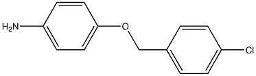 4-[(4-chlorophenyl)methoxy]aniline Struktur