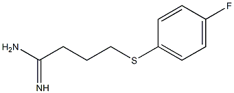 4-[(4-fluorophenyl)sulfanyl]butanimidamide Struktur