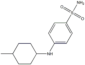 4-[(4-methylcyclohexyl)amino]benzene-1-sulfonamide Struktur