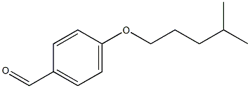 4-[(4-methylpentyl)oxy]benzaldehyde Struktur