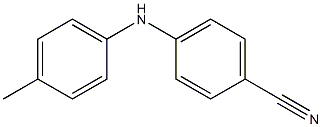 4-[(4-methylphenyl)amino]benzonitrile Struktur