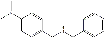 4-[(benzylamino)methyl]-N,N-dimethylaniline Struktur