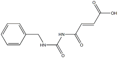 4-[(benzylcarbamoyl)amino]-4-oxobut-2-enoic acid Struktur