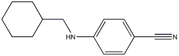 4-[(cyclohexylmethyl)amino]benzonitrile Struktur