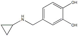 4-[(cyclopropylamino)methyl]benzene-1,2-diol Struktur