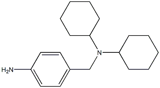 4-[(dicyclohexylamino)methyl]aniline Struktur