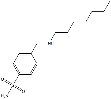 4-[(heptylamino)methyl]benzene-1-sulfonamide Struktur