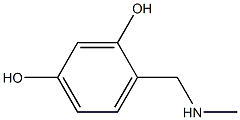 4-[(methylamino)methyl]benzene-1,3-diol Struktur