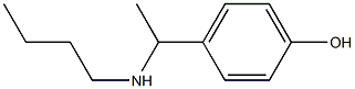 4-[1-(butylamino)ethyl]phenol Struktur