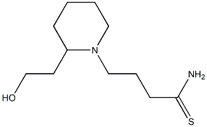 4-[2-(2-hydroxyethyl)piperidin-1-yl]butanethioamide Struktur