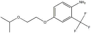 4-[2-(propan-2-yloxy)ethoxy]-2-(trifluoromethyl)aniline Struktur