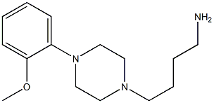 4-[4-(2-methoxyphenyl)piperazin-1-yl]butan-1-amine Struktur