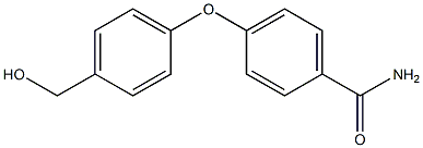 4-[4-(hydroxymethyl)phenoxy]benzamide Struktur