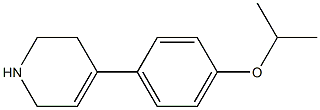 4-[4-(propan-2-yloxy)phenyl]-1,2,3,6-tetrahydropyridine Struktur