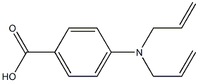 4-[bis(prop-2-en-1-yl)amino]benzoic acid Struktur