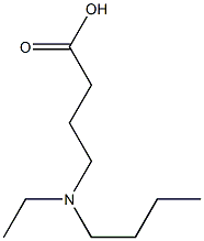 4-[butyl(ethyl)amino]butanoic acid Struktur