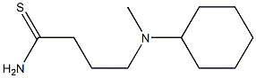 4-[cyclohexyl(methyl)amino]butanethioamide Struktur