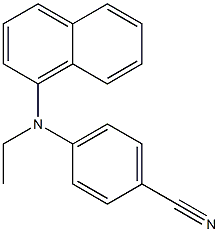 4-[ethyl(naphthalen-1-yl)amino]benzonitrile Struktur