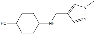 4-{[(1-methyl-1H-pyrazol-4-yl)methyl]amino}cyclohexan-1-ol Struktur