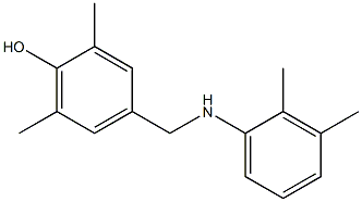 4-{[(2,3-dimethylphenyl)amino]methyl}-2,6-dimethylphenol Struktur