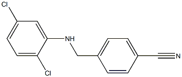 4-{[(2,5-dichlorophenyl)amino]methyl}benzonitrile Struktur