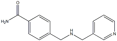 4-{[(pyridin-3-ylmethyl)amino]methyl}benzamide Struktur