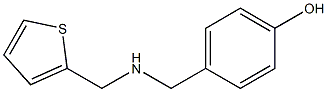 4-{[(thiophen-2-ylmethyl)amino]methyl}phenol Struktur