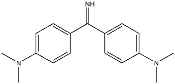 4-{[4-(dimethylamino)phenyl]carboximidoyl}-N,N-dimethylaniline Struktur