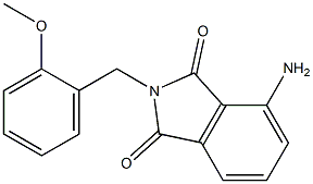 4-amino-2-[(2-methoxyphenyl)methyl]-2,3-dihydro-1H-isoindole-1,3-dione Struktur