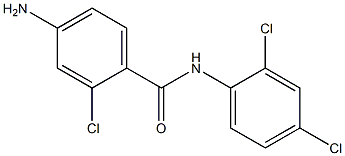 4-amino-2-chloro-N-(2,4-dichlorophenyl)benzamide Struktur