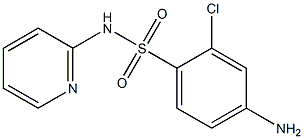 4-amino-2-chloro-N-(pyridin-2-yl)benzene-1-sulfonamide Struktur