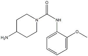 4-amino-N-(2-methoxyphenyl)piperidine-1-carboxamide Struktur