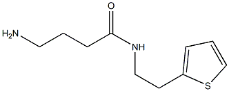 4-amino-N-(2-thien-2-ylethyl)butanamide Struktur