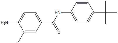 4-amino-N-(4-tert-butylphenyl)-3-methylbenzamide Struktur