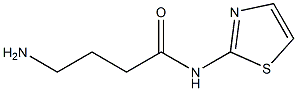 4-amino-N-1,3-thiazol-2-ylbutanamide Struktur