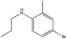 4-bromo-2-methyl-N-propylaniline Struktur