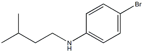 4-bromo-N-(3-methylbutyl)aniline Struktur