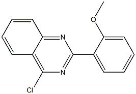 4-chloro-2-(2-methoxyphenyl)quinazoline Struktur