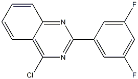 4-chloro-2-(3,5-difluorophenyl)quinazoline Struktur